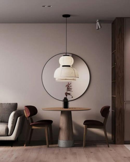 Однокомнатная квартира с элементами стиля джапанди. 01