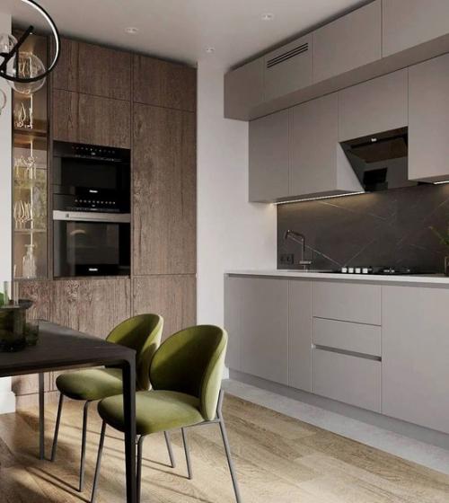 Шесть фото проекта кухни - гостиной. 04