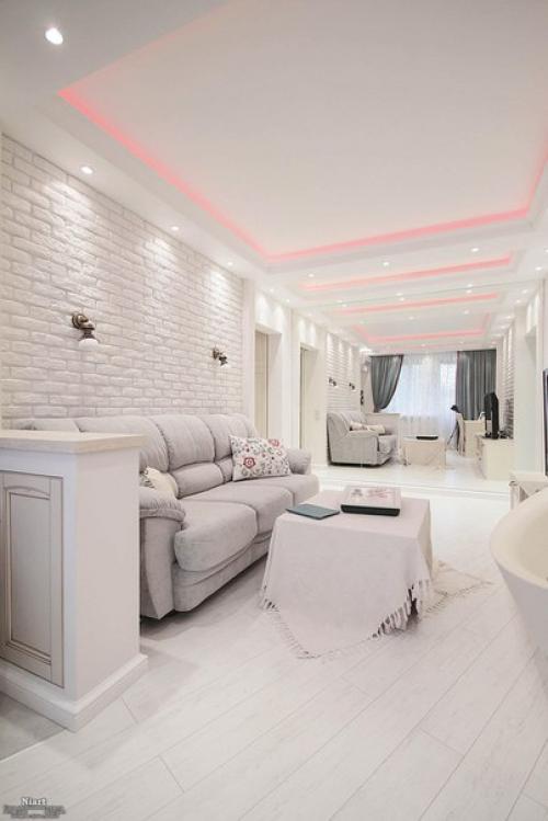 Интерьер двухкомнатной хрущевки 45 кв. 02