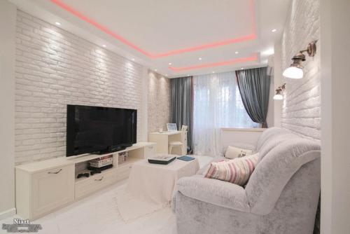 Интерьер двухкомнатной хрущевки 45 кв. 01