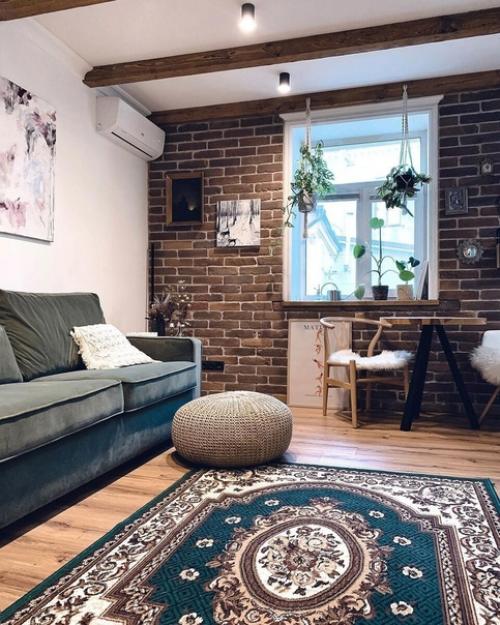 Атмосферный интерьер квартиры площадью всего 22 кв. 03