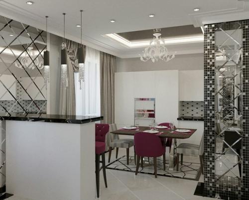 Гостиная в коттедже Екатеринбурга от нас? 04