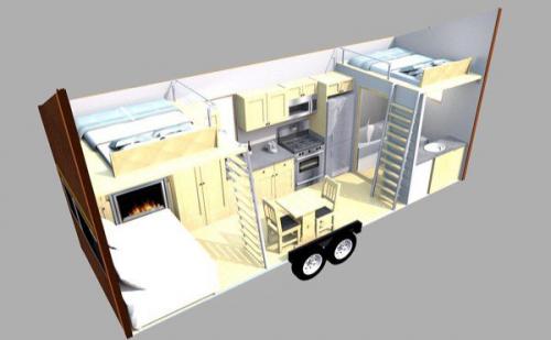 Нашлись дополнительные фото вагончика, который всем понравился. 07