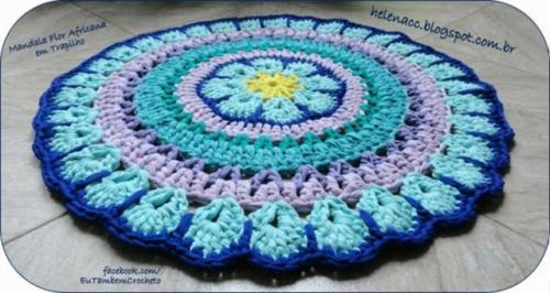 Вязание ковриков крючком. 06 Вязание ковриков крючком. 06