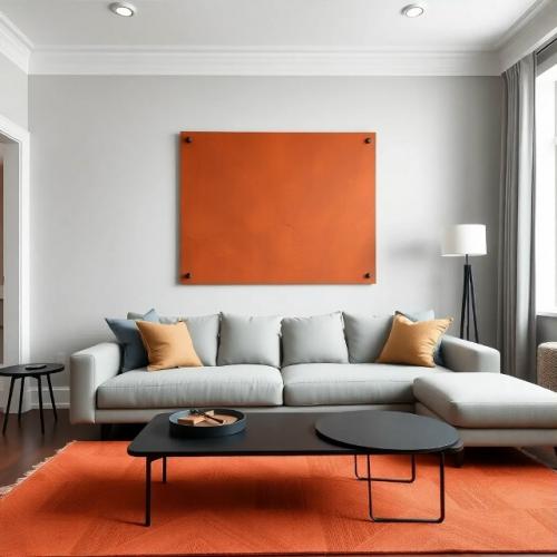 Современные гостиные с акцентной стеной. 02