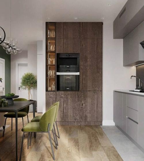 Шесть фото проекта кухни - гостиной. 02