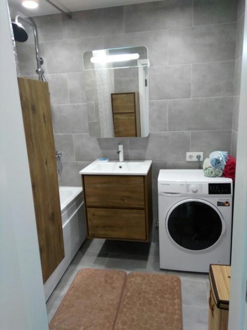 Когда покупали квартиру, я уже мечтала о том, какой интерьер будет в ванной. 04