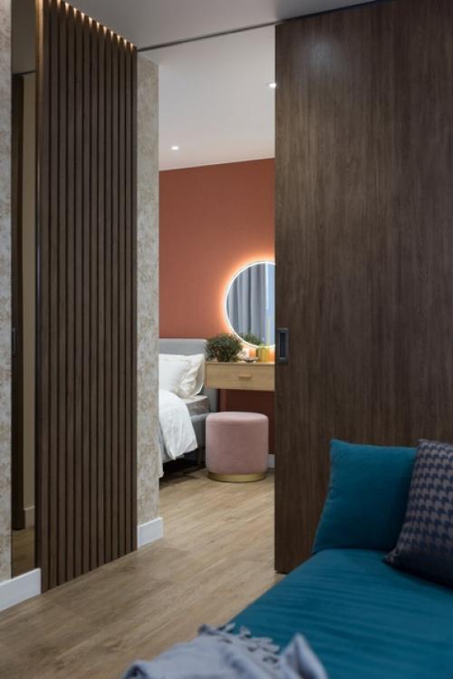 Интерьер однокомнатной квартиры 40 кв. 05