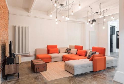 Двухуровневый лофт в модном районе Лондона. 07