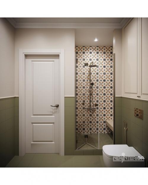 Перед вами интерьер ванной комнаты в квартире, расположенной в ЖК граф орлов. 02