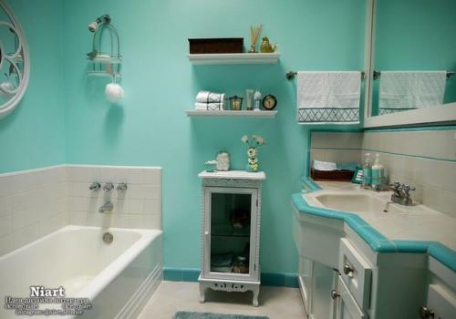 Цвет Тиффани в интерьере: стильный оттенок бирюзы в вашем доме. 09