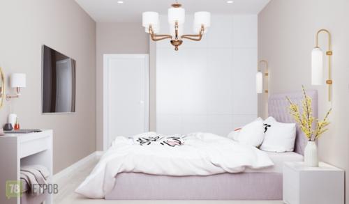 Дизайн - проект квартиры выполнен в современном стиле. 06