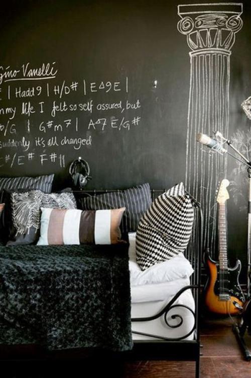 Меловые (грифельные) доски в интерьере. 07