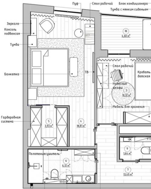 Дизайн - проект трёшки на вас суд. 09
