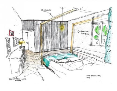 Квартира площадью 95 квадратных метров в Милане. 07
