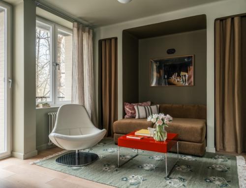 Преображение хрущевки 30 м 2 с кухней и гостиной - спальней. 02