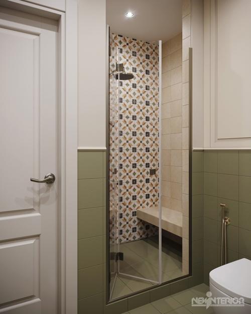 Перед вами интерьер ванной комнаты в квартире, расположенной в ЖК граф орлов. 01