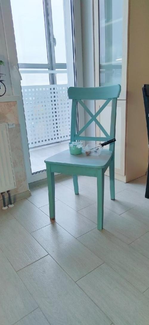 В пятничные развлечения попала окраска икеевского стула. 01