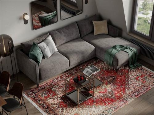 Благородный дизайн трешки в мансарде. 01