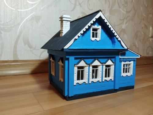 Очередной проект деревенского домика закончен. 03