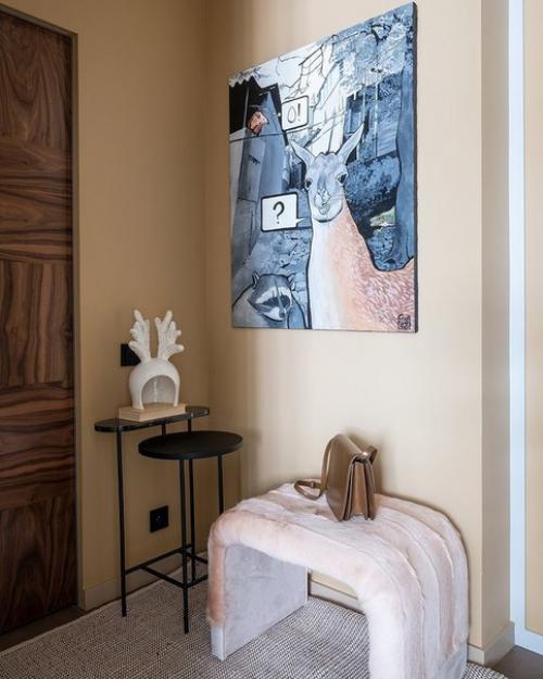 Реализованный интерьер маленькой квартиры, площадью 43 кв. 09