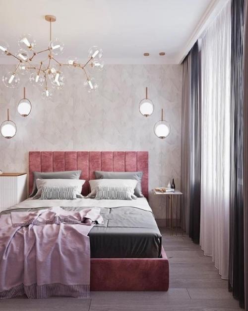 А какой вариант оформления спальни вам понравился больше: 1 или 2. 01