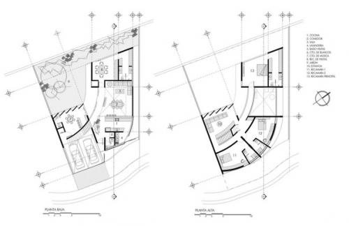 Дом из бетона, стекла и дерева. 06