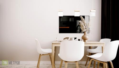 Дизайн - проект квартиры выполнен в современном стиле. 05