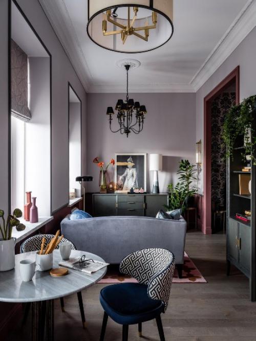 Москва.  Для своей мамы дизайнер Анна Кларк в небольшой квартире (37 кв. 03