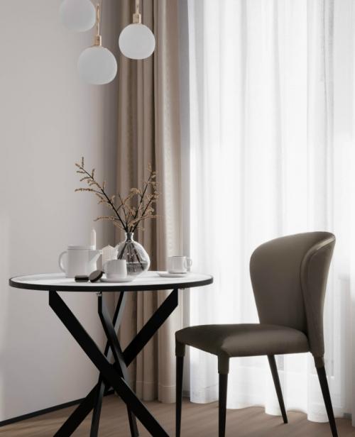 Проект однокомнатной квартиры 39 м 2 в ЖК аквилон Zalive в Санкт-петербурге. 03