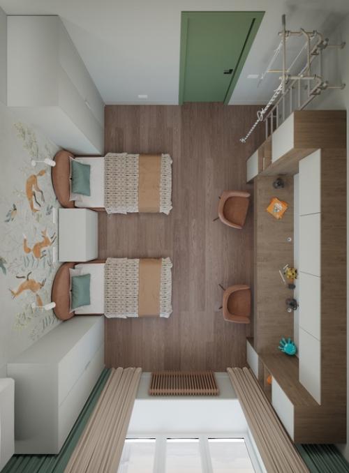 Антонова Юлия. Название проекта: дизайн - проект квартиры на ул. рабочая. 09