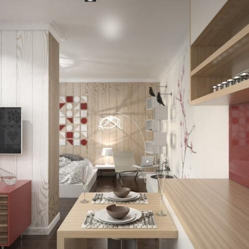 Проект квартиры 42 кв. 01