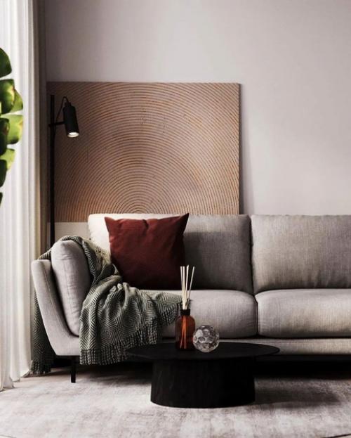 Однокомнатная квартира с элементами стиля джапанди. 02