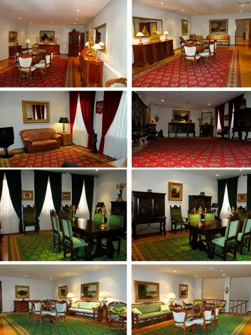 На территории - четыре корпуса по 500 квадратов, парковка на 50 машин и собственный лес из голубых елей. 01