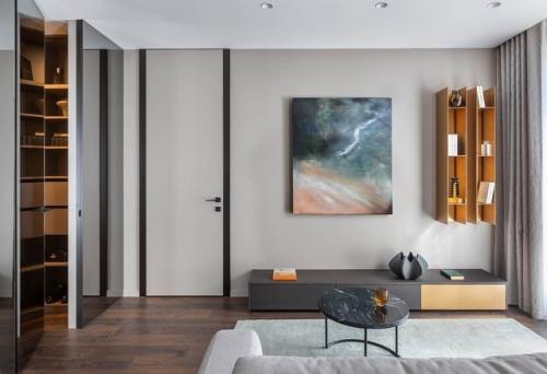 Интерьер евродвушки с интересными контрастами и подчеркнутыми элегантными нотами. 08