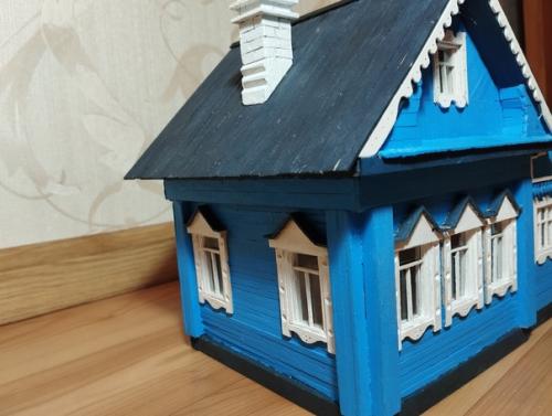 Очередной проект деревенского домика закончен. 01