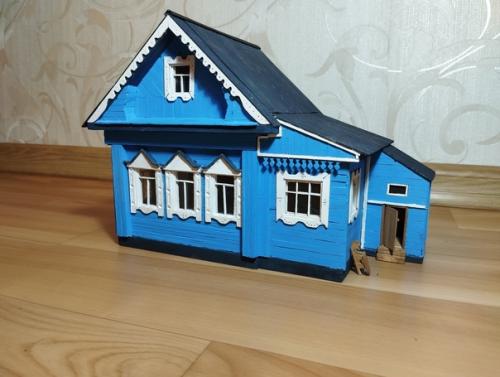 Очередной проект деревенского домика закончен. 04