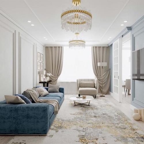 Приятный дизайн двухкомнатной квартиры. 02