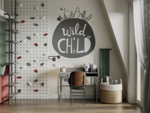 Благородный дизайн трешки в мансарде. 07