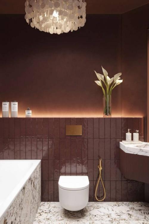 В ванной комнате царит атмосфера изысканности и комфорта, благодаря продуманной композиции, где каждая деталь играет свою роль. 03