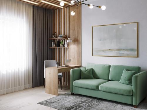 Кабинет в частном доме. 04