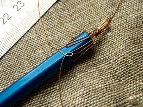 Плетение цепочки в технике викингское вязание? 02