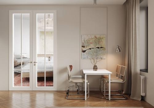 Проект 1-комнатной квартиры 46 м 2 в ЖК Legenda в Санкт-петербурге. 03