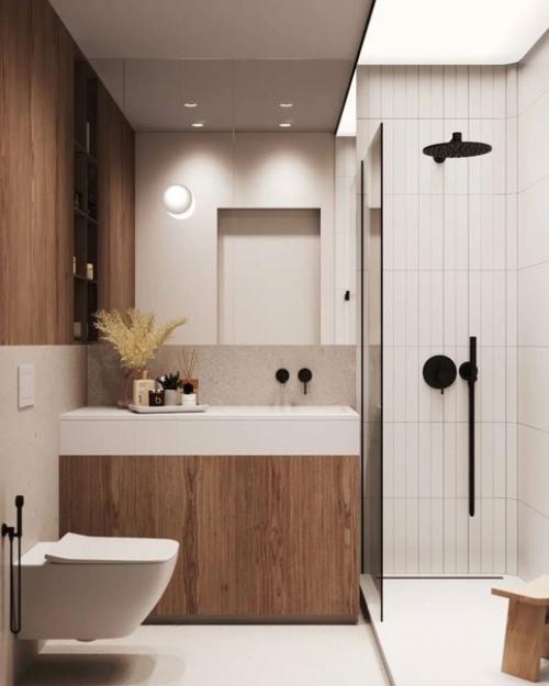 Однокомнатная квартира с элементами стиля джапанди. 07