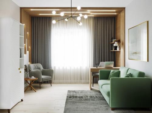 Кабинет в частном доме. 02