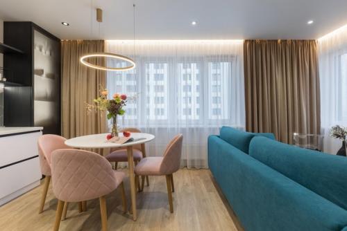 Интерьер однокомнатной квартиры 40 кв. 02