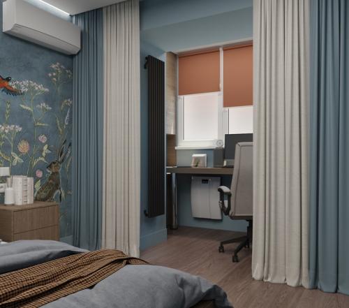 Антонова Юлия. Название проекта: дизайн - проект квартиры на ул. рабочая. 03