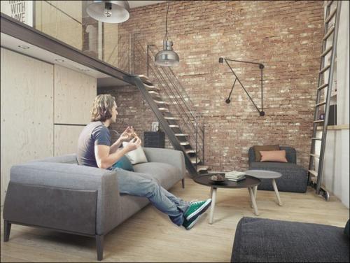 Часть 1. небольшая квартира, адаптирующаяся к потребностям своего владельца. 03