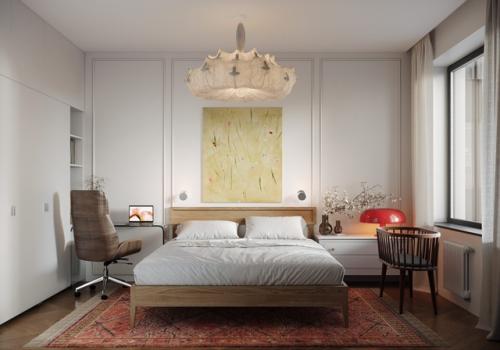 Проект 1-комнатной квартиры 46 м 2 в ЖК Legenda в Санкт-петербурге. 06