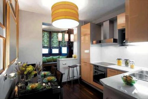 Кухня с балконом. 04